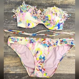 Victoria Secret Multi Color Bikini